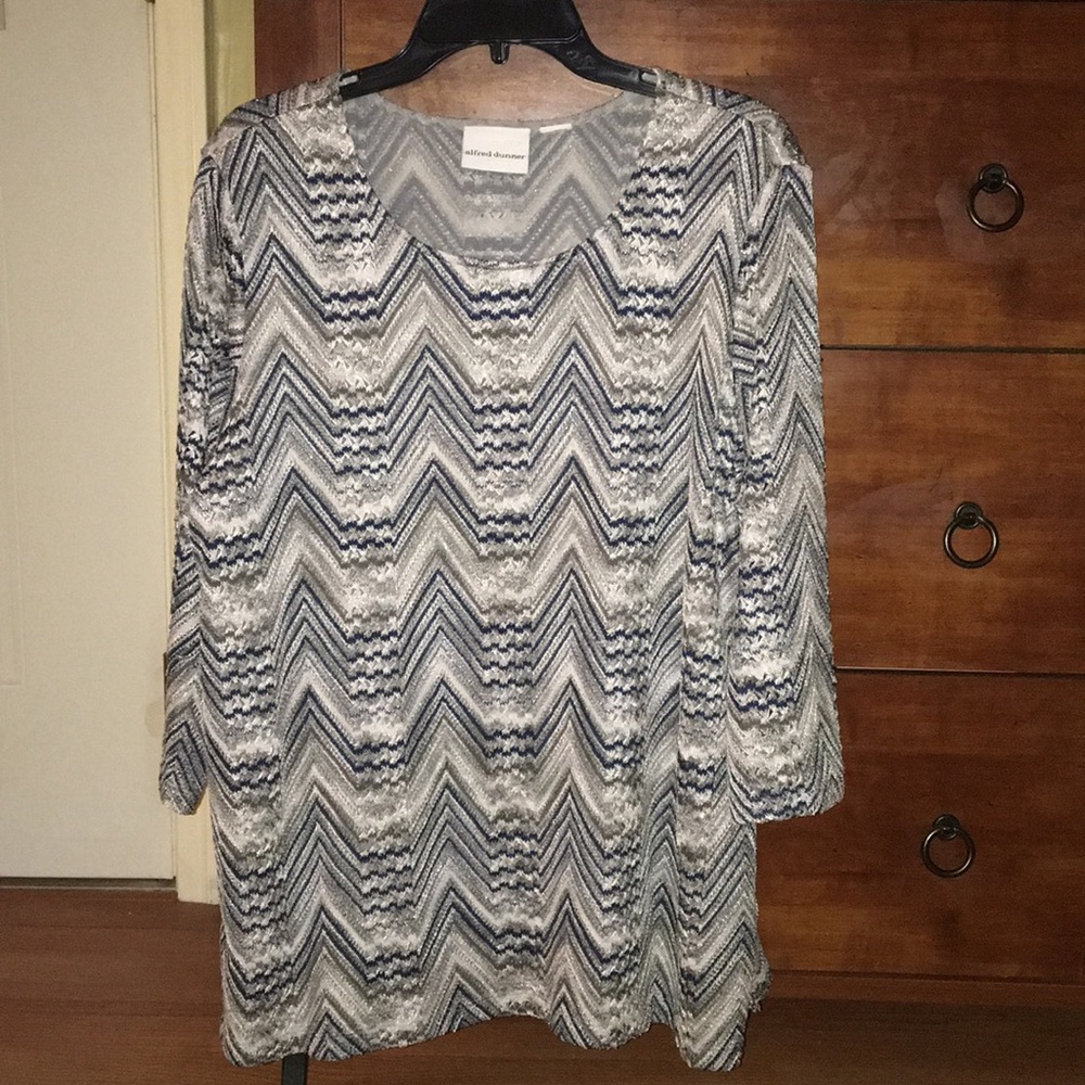 Fabulous Alfred Dunner Zig Zag Top